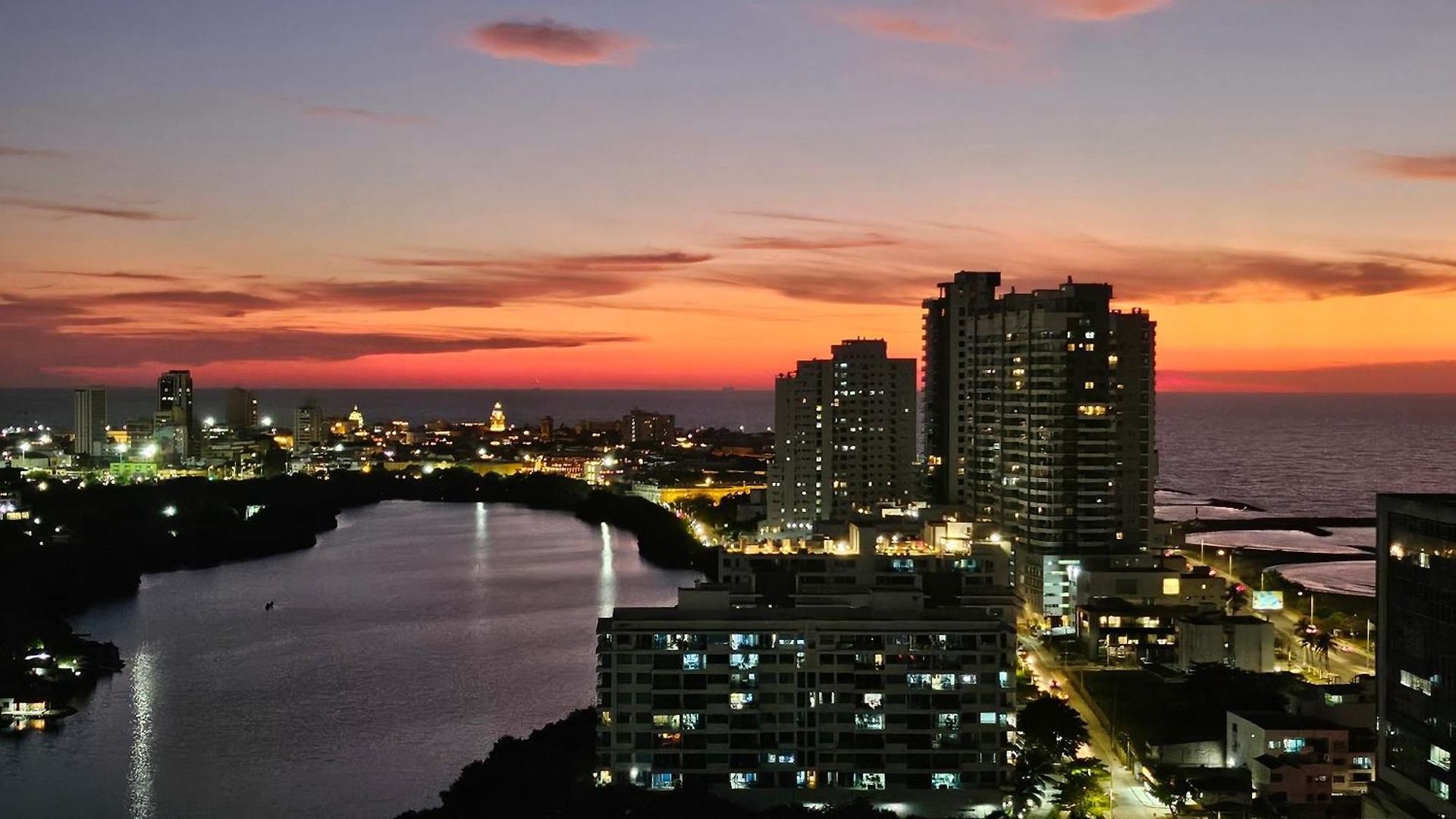 Vista Increíble Al Mar Y Centro Apartamento Cartagena